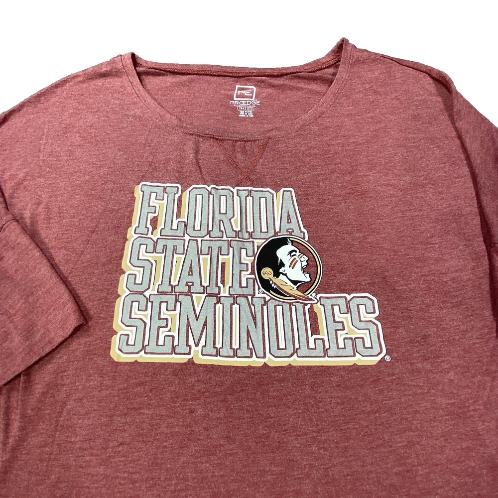 Florida State Seminoles Shirt Large Red Graphic‎ Tee Comfort Colors Football Fan